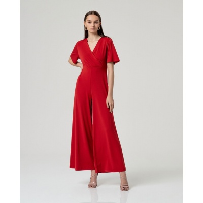 Foto van Surkana jumpsuit rood wijn Hiro