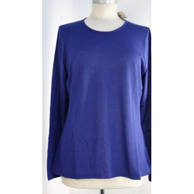 Foto van Aldo Martins t-shirt viscose wol blauw sara