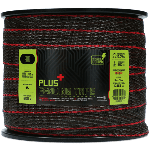 ZoneGuard Plus afrasteringslint 40mm bruin 200 m