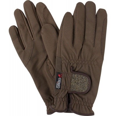 CATAGO Elite Shine rijhandschoenen bruin CATAGO Elite Shine rijhandschoenen bruin
