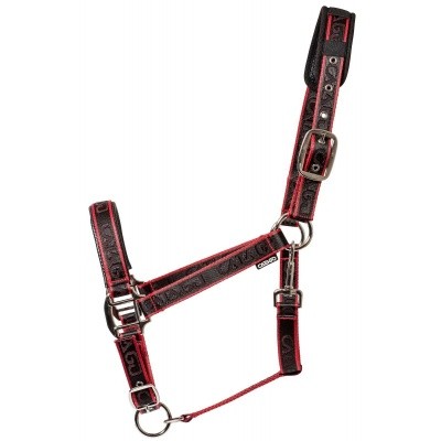 CATAGO halster zwart/rood CATAGO halster zwart/rood