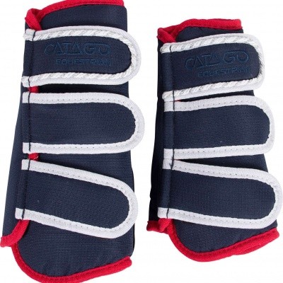 CATAGO Diamond dressage boots navy/rood/wit CATAGO Diamond dressage boots navy/rood/wit