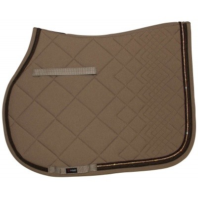 CATAGO Diamond de Lux zadelonderlegger cappucino CATAGO Diamond de Lux zadelonderlegger cappucino