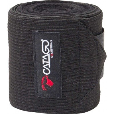 CATAGO fleece/elastic bandages zwart 4st CATAGO fleece/elastic bandages zwart 4st