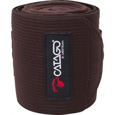 CATAGO fleece/elastic bandages bruin 4st CATAGO fleece/elastic bandages bruin 4st