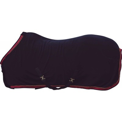 CATAGO Diamond fleece deken zwart/rood/geel CATAGO Diamond fleece deken zwart/rood/geel