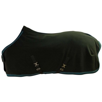 CATAGO Diamond fleece deken zwart/turquoise CATAGO Diamond fleece deken zwart/turquoise