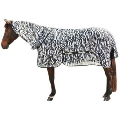Vliegdeken Zebra incl. nekdeel Vliegdeken Zebra incl. nekdeel