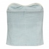 Afbeelding van CO’COUTURE TERRA DENIM CORSAGE TOP 