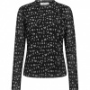 Afbeelding van HAUTE L'AMITIÉ MESH LS O-NECK TOP