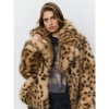 Afbeelding van SOFIE SCHNOOR LARRIE FAUX FUR LEOPARD JACKET LUXE