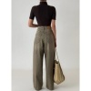 Afbeelding van JEANS WIDE LEG GREYBROWN
