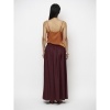 Afbeelding van DANTE6 GISOLE MAXI SKIRT CACAO BERRY