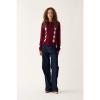 Afbeelding van NOELLA MAXINE KNIT POLO BURGUNDY