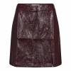 Afbeelding van PRE-ORDER -10% / CO’COUTURE POSY SKIRT BURGUNDY 