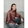 Afbeelding van SOFIE SCHNOOR CARINA SATIN SHIRT PLUM