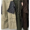 Afbeelding van CARGO PANTS + CHECKED ACC. *IN GREEN, BEIGE & BROWN