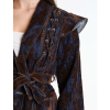Afbeelding van JACKET WITH BROWN VELVET LOOK PATTERN 