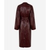 Afbeelding van IBANA CHAIM TRENCHCOAT BURGUNDY