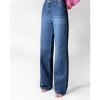 Afbeelding van HIGHWAIST STRAIGHT PIPE CUT JEANS 