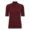 Afbeelding van CO’COUTURE LORIN SS TURTLENECK BURGUNDU