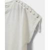 Afbeelding van SOFIE SCHNOOR ALEID LINEN MIX T-SHIRT