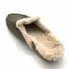 Afbeelding van FAUX SUÈDE SLIPPER + FAUX FUR