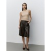 Afbeelding van SOFIE SCHNOOR VOKE LEATHER SHORTS BROWN