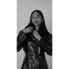 Afbeelding van LEATHER TRENCHCOAT + FAUX FUR COLLAR [DETACHABLE)