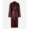 Afbeelding van IBANA CHAIM TRENCHCOAT BURGUNDY