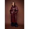 Afbeelding van IBANA CHAIM TRENCHCOAT BURGUNDY