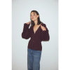 Afbeelding van NOELLA N-LENYX KNIT CARDIGAN VEST BURGUNDY