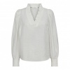 Afbeelding van CO'COUTURE SHINA V-BLOUSE *IN BROWN & OFF WHITE