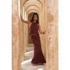 Afbeelding van LINEN MERMAID SET [PRE-ORDER] IN RED & SAND