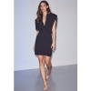 Afbeelding van PRE-ORDER NEW DROP! HAUTE L'AMITIÉ L'EGANCE CROP DRAPE DRESS *KIES UIT 2 KLEUREN: PEARL OF BLACK