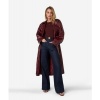 Afbeelding van IBANA CHAIM TRENCHCOAT BURGUNDY