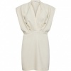 Afbeelding van NEW DROP! HAUTE L'AMITIÉ L'EGANCE CROP DRAPE DRESS *KIES UIT 2 KLEUREN: PEARL OF BLACK