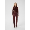Afbeelding van GESTUZ LEALA SHIRT LACE BURGUNDY