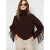 Afbeelding van DANTE6 SIEGA CUT-OUT FRINGE SWEATER MERINOWOOL *IN CREME & BROWN