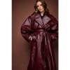 Afbeelding van IBANA CHAIM TRENCHCOAT BURGUNDY