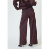 Afbeelding van CO’COUTURE LEO WIDE LONG PANT LL BURGUNDY
