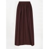 Afbeelding van DANTE6 GISOLE MAXI SKIRT CACAO BERRY