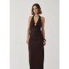 Afbeelding van MARYN DRESS BROWN *PRE ORDER. BINNENKORT OP VOORRAAD 