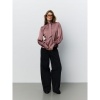 Afbeelding van SOFIE SCHNOOR CARINA SATIN SHIRT PLUM