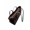 Afbeelding van LEATHER BAG WITH LONG DOUBLE STRAPS *IN BROWN OR BORDEAUX