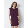 Afbeelding van CO’COUTURE FALCON PLEAT MINI DRESS PLUM