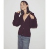 Afbeelding van NOELLA LENYX KNIT CARDIGAN VEST BURGUNDY