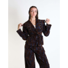 Afbeelding van JACKET WITH BROWN VELVET LOOK PATTERN 