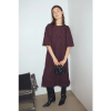 Afbeelding van PRE-ORDER! NOELLA PASTIS LONG DRESS BURGUNDY