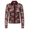 Afbeelding van GESTUZ LEALA SHIRT LACE BURGUNDY